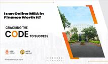 Is an Online MBA in Finance Worth It PowerPoint Presentation