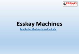 Professional Lathe Machine Manufacturers Powerpoint Presentation
