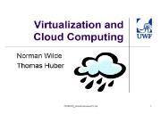 Virtualization and Cloud Computing Powerpoint Presentation