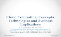 Cloud Computing Concepts PowerPoint Presentation
