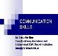 A Communication skills Powerpoint Presentation