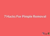 7 Hacks For Pimple Removal Powerpoint Presentation