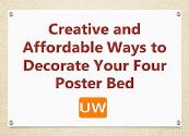 Modern Four Poster Bed with Storage Perfect for Your Bedroom Powerpoint Presentation