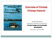 Overview of Climate Change Impacts Powerpoint Presentation