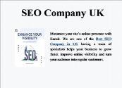 Best SEO Company Powerpoint Presentation