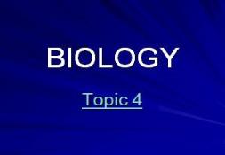 Biology Topic PowerPoint Presentation