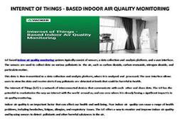 Internet of Things-Based Indoor Air Quality Monitoring Powerpoint Presentation