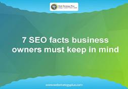 7 SEO Facts Business Owners must Keep in Mind Powerpoint Presentation