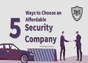 5 Ways to Choose an Affordable Security Company Powerpoint Presentation