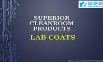 Lab Coats with Chemical Protection and Cleanroom Garments PowerPoint Presentation