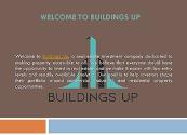 Start Your Property Investment with Buildings Up Powerpoint Presentation
