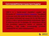 commercial kitchen equipment Powerpoint Presentation