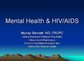 Mental Health and HIV Aids Powerpoint Presentation