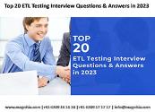 Top 20 ETL Testing Interview Questions & Answers in 2023 Powerpoint Presentation