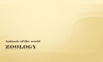 Zoology PowerPoint Presentation
