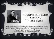 Joseph Rudyard Kipling Powerpoint Presentation