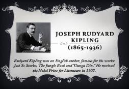 Joseph Rudyard Kipling Powerpoint Presentation