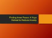 Yoga Retreat Powerpoint Presentation