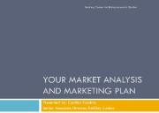 Your Market Analysis and Marketing Plan Powerpoint Presentation