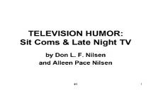 Television Humor PowerPoint Presentation