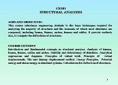 Structural Analysis I Powerpoint Presentation