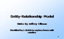 Entity Relationship Model PowerPoint Presentation