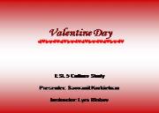 Valentines Day Powerpoint Presentation