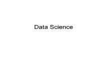 Data Science (TAMU Computer Science Faculty Pages) PowerPoint Presentation