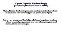 Open Space Technology PowerPoint Presentation