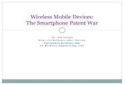 The Smartphone Patent War PowerPoint Presentation