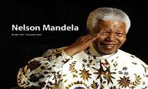 Nelson Mandela PowerPoint Presentation