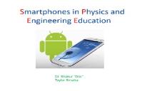 Smartphone Physics and Engineering PowerPoint Presentation