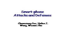 SmartPhone Attacks and Defenses PowerPoint Presentation