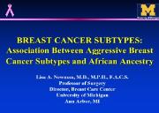 Breast cancer subtypes Powerpoint Presentation