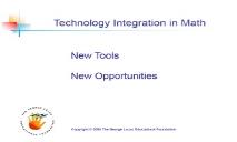 Technology Integration in Math PowerPoint Presentation