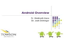 Android Overview PowerPoint Presentation