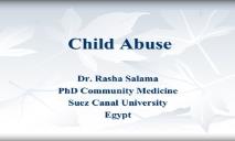 About Child Abuse PowerPoint Presentation