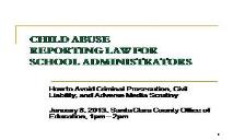 Child Abuse Council of Santa Clara County PowerPoint Presentation