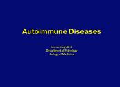 Autoimmune Diseases Powerpoint Presentation