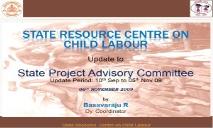 State Resource Centre on Child Labour PowerPoint Presentation