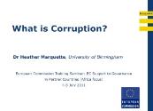 Corruption Overview Powerpoint Presentation