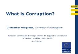 Corruption Overview PowerPoint Presentation