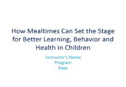 Setting the Stage for Happy and Healthy Customers PowerPoint Presentation