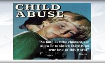 Child abuse (Victim Service Division) PowerPoint Presentation