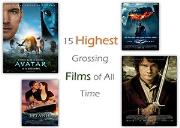 15 Highest Grossing Films of All Time Powerpoint Presentation