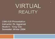 Virtual Reality Powerpoint Presentation