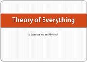 Theory of Everything Powerpoint Presentation