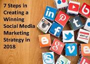 7 steps in creating a winning social media marketing strategy in 2018 Powerpoint Presentation