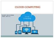 Cloud Computing Future Tech Powerpoint Presentation