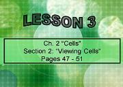 Cell Theory Powerpoint Presentation